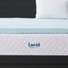 Lucid Comfort Collection Gel And Aloe Vera Mattress Topper Reviews